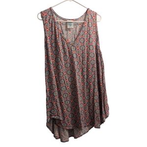 💥 Freeloader Colorful Patterned Tank Top 2X